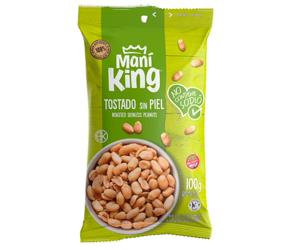 MANI KING TOSTADO SIN SAL 100G