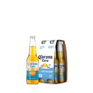 PACK 4 CORONA SIN ALCOHOL 330CC