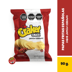 PAPAS FRITAS JAMON SERRANO CRAKET 90G
