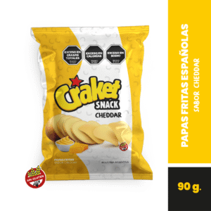 PAPAS FRITAS CHEDDAR CRAKET 90G