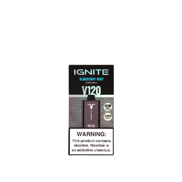 VAPER IGNITE BLACK V120 BLUEBERRY MINT