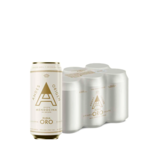 PACK 6 ANDES ORIGEN RUBIA ORO 473CC