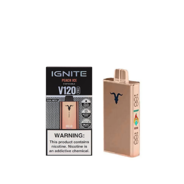 VAPER IGNITE ROSE V120 PEACH ICE