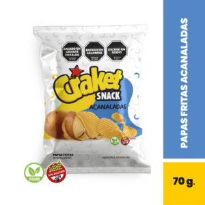 PAPAS FRITAS ACANALADAS CRAKET 70G