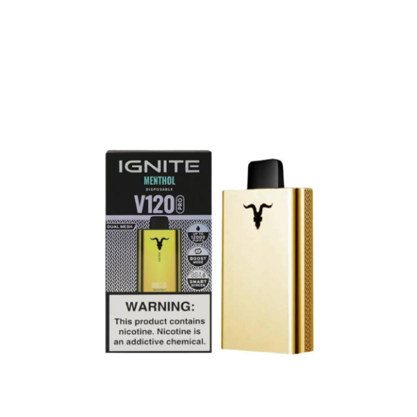 VAPER IGNITE GOLD V120 MENTHOL