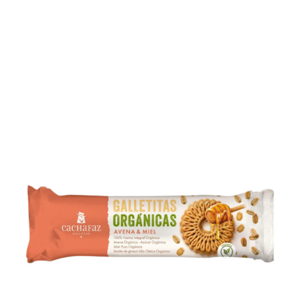 GALLETAS ORGANICAS CACHAFAZ AVENA Y MIEL