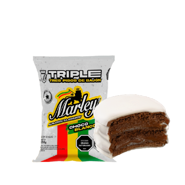 ALFAJOR MARLEY BLANCO TRIPLE