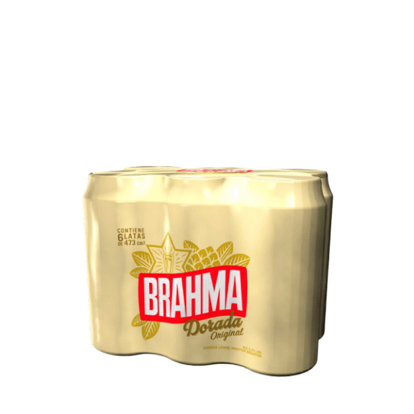 PACK BRAHMA DORADA 473cc