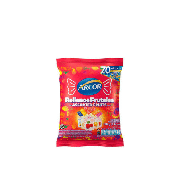 CARAMELOS RELLENOS FRUTALES 140G