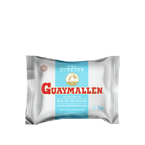 ALFAJOR GUAYMALLEN BLANCO 70G TRIPLE