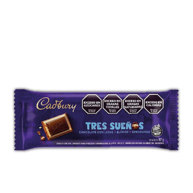 CHOCOLATE CADBURY TRES SUEÑOS 80G