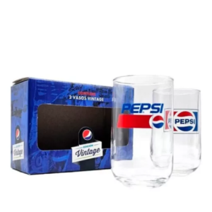 ESTUCHE 2 VASOS PEPSI VINTAGE