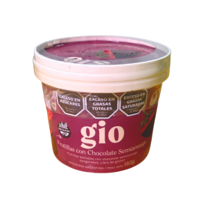 FRUTILLA BAÑADA EN CHOCOLATE SEMIAMARGO GIO