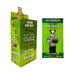 SEDAS TRES RAYOS HEMP WRAPS WATERMELON X5