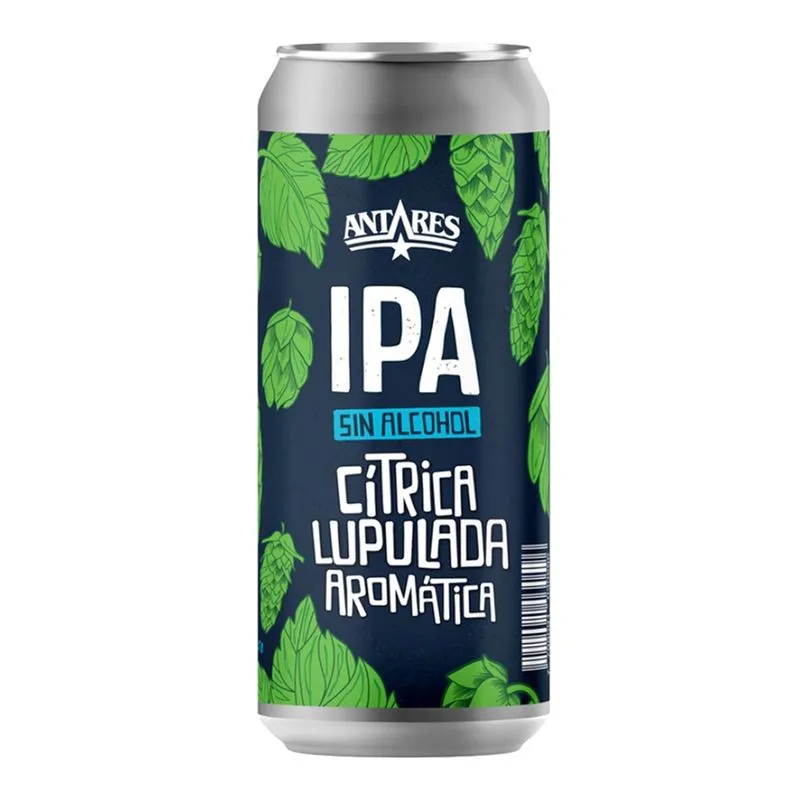LATA IPA SIN ALCOHOL ANTARES 473CC