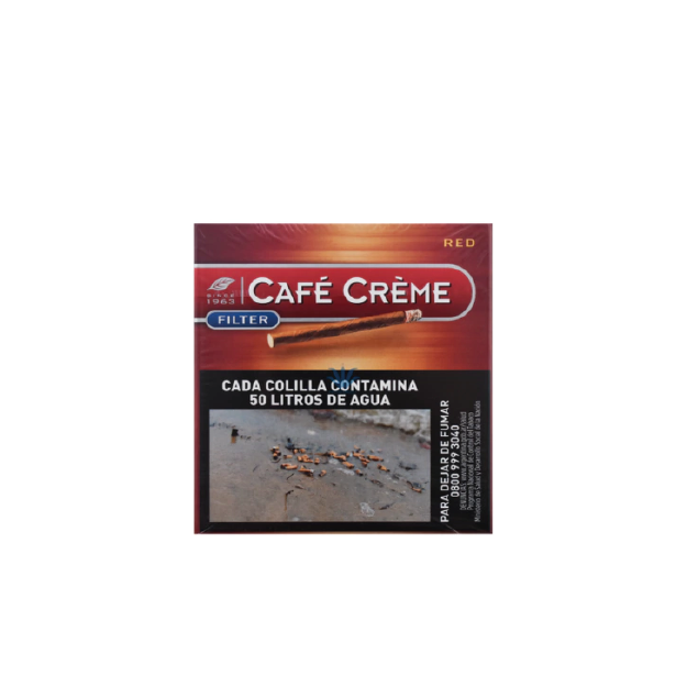 BOX X 10 PURITOS CAFE CREME RED