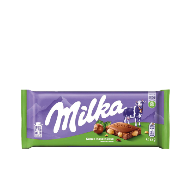 MILKA IMPORTADO AVELLANAS ENTERAS 95G