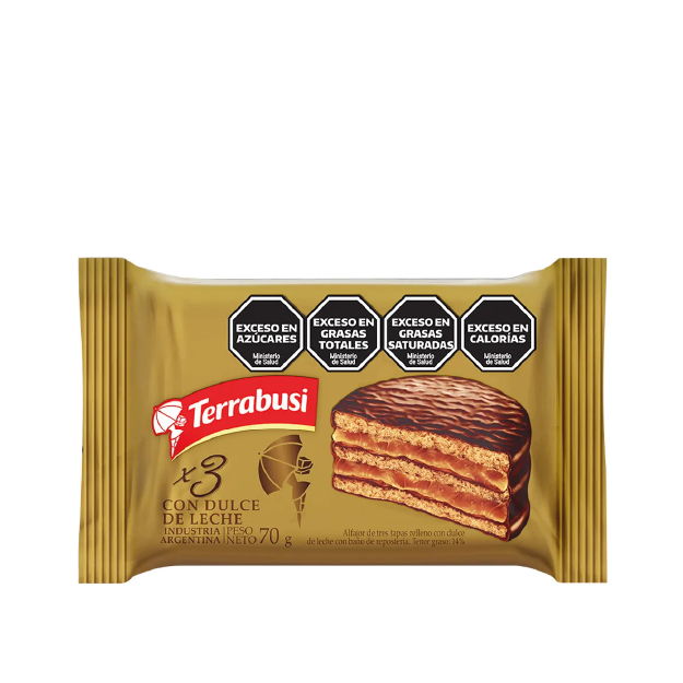 ALFAJOR TERRABUSI TRIPLE 70G