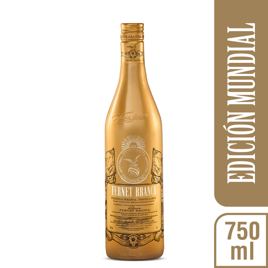 FERNET BRANCA EDICION MUNDIAL 750CC