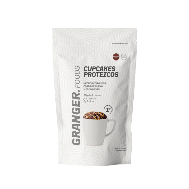 CUPCAKES PROTEICOS CHOCOLATE GRANGER FOODS 360G