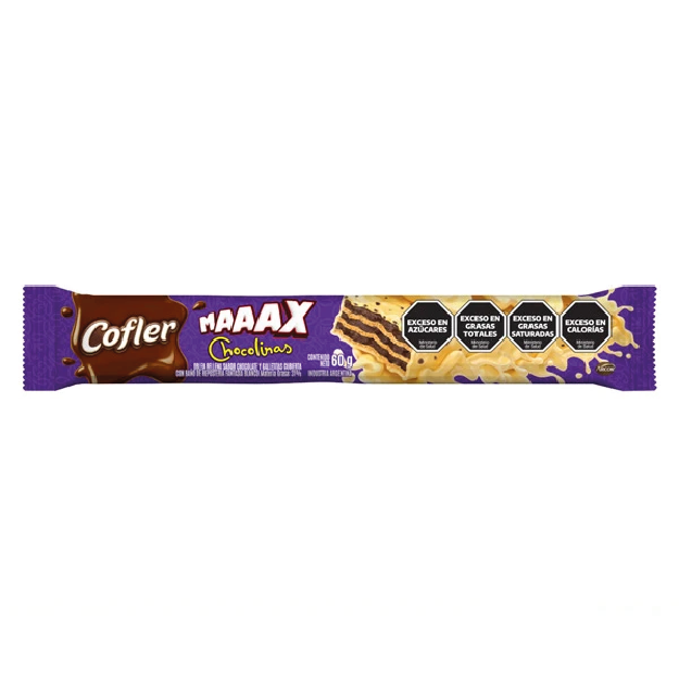 OBLEA COFLER CHOCOLINAS MAX 60G