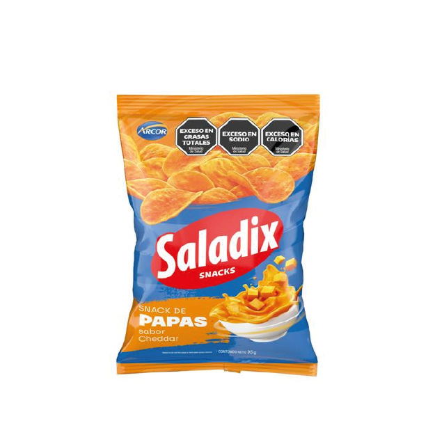 PAPAS FRITAS SALADIX CHEDDAR 70G