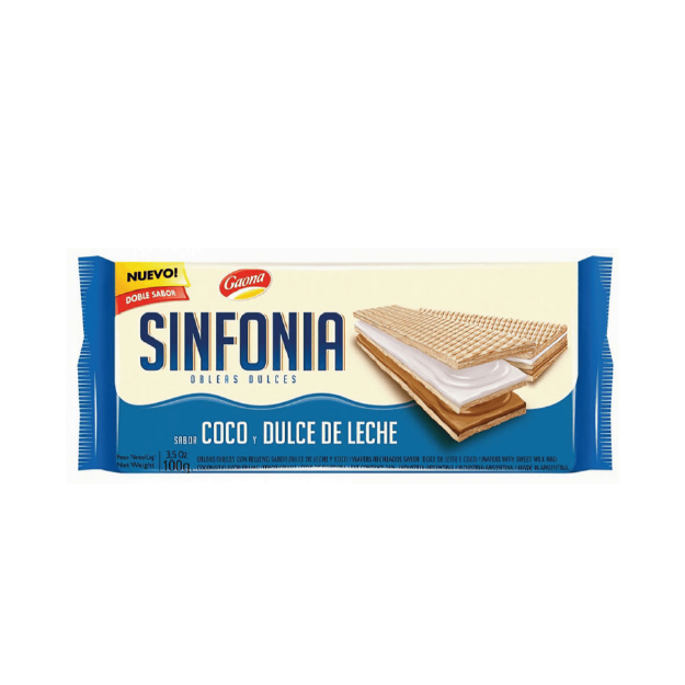 OBLEA SINFONIA COCO Y DDL GAONA 100G