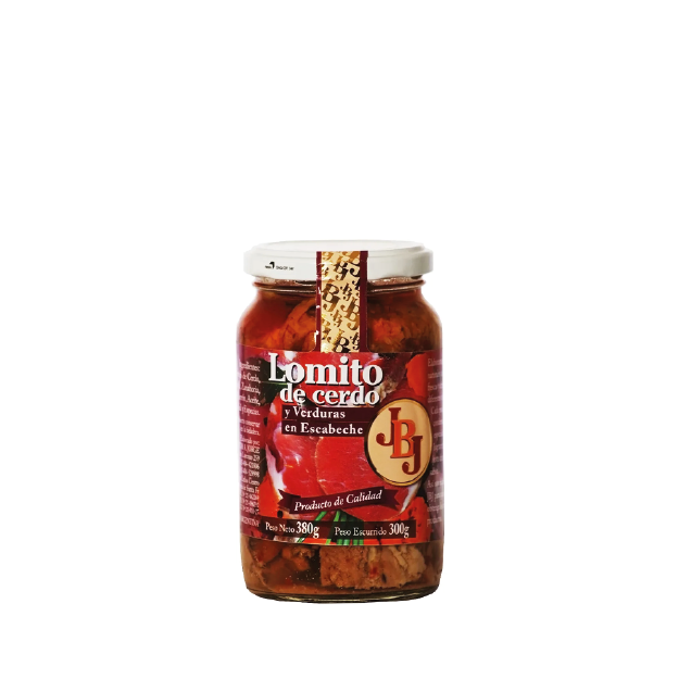 ESCABECHE DE LOMITO DE CERDO 380G JBJ