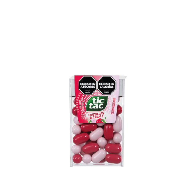 TIC TAC FRUTILLA Y CREMA