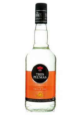 CURACAO TRIPLE SEC TRES PLUMAS
